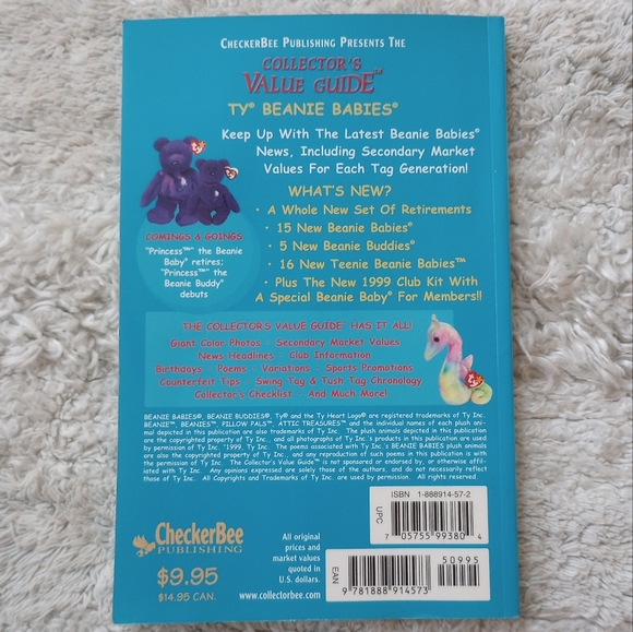 Ty Other Ty Beanie Babies Collectors Value Guide Poshmark